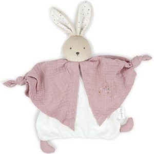 achetez Doudou plat Petit pas lapinou rose Kaloo au meilleur prix en promo
