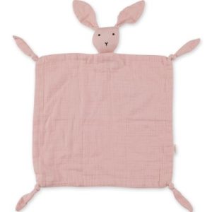 achetez Doudou plat attache sucette Bunny vieux rose blush (40 cm) Bemini au meilleur prix en promo
