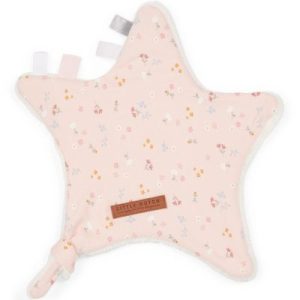 achetez Doudou plat attache sucette Little pink flowers Little Dutch au meilleur prix en promo
