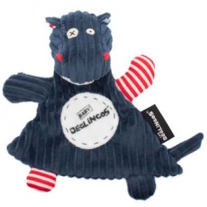 achetez Doudou plat baby Hippipos l'hippopotame (28 cm) Les Déglingos au meilleur prix en promo