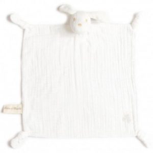 achetez Doudou plat en coton bio chien (30 x 30 cm) Tartine et Chocolat au meilleur prix en promo