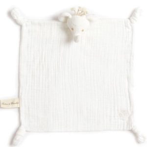 achetez Doudou plat en coton bio éléphant (30 x 30 cm) Tartine et Chocolat au meilleur prix en promo