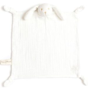 achetez Doudou plat en coton bio lapin (30 x 30 cm) Tartine et Chocolat au meilleur prix en promo