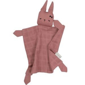 achetez Doudou plat en coton biologique Lapin Clay Fabelab au meilleur prix en promo