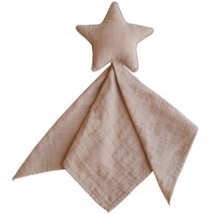 achetez Doudou plat étoile Natural Mushie au meilleur prix en promo