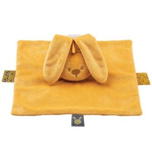 achetez Doudou plat lapin Lapidou ocre (28 x 28 cm) Nattou au meilleur prix en promo