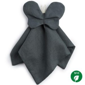 achetez Doudou plat papillon Lin français green blue Nobodinoz au meilleur prix en promo