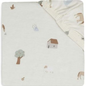 achetez Drap housse de berceau Farm (40 x 80 cm) Jollein au meilleur prix en promo