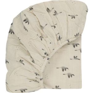 achetez Drap housse de berceau Kumi en coton oie Rose in April (68 x 40 cm) Charlie Crane au meilleur prix en promo