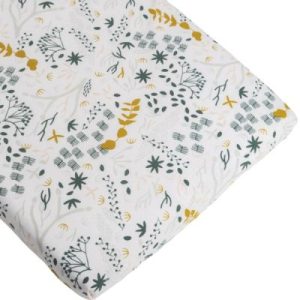 achetez Drap housse de berceau en coton bio Yukari (40 x 80 cm) Kadolis au meilleur prix en promo