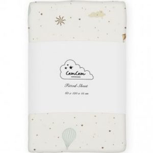 achetez Drap housse en coton bio Dreamland (60 x 120 cm) Cam Cam Copenhagen au meilleur prix en promo