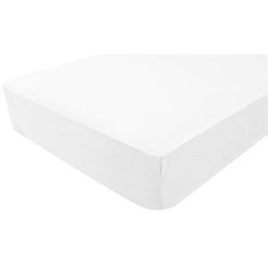 achetez Drap housse jersey blanc (70 x 140 cm) Domiva au meilleur prix en promo
