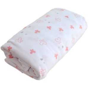 achetez Drap housse rose Lapinou (60 x 120 cm) Domiva au meilleur prix en promo