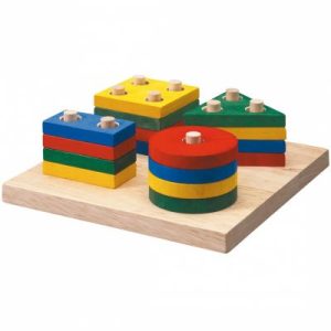achetez Empilages géométriques Plan Toys au meilleur prix en promo
