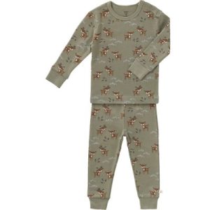 achetez Ensemble pyjama en coton bio Deer olive size (12 mois) Fresk au meilleur prix en promo