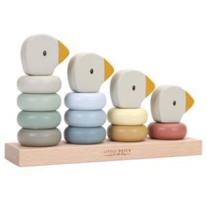 achetez Famille d'oie en bois à empiler Little Goose Little Dutch au meilleur prix en promo