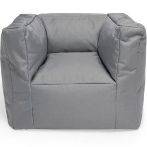 achetez Fauteuil imperméable Bean bag Storm gris (45 x 40 x 36 cm) Jollein au meilleur prix en promo
