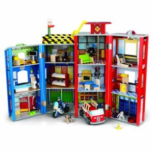 achetez Garage caserne de pompiers et véhicules d'urgence KidKraft au meilleur prix en promo