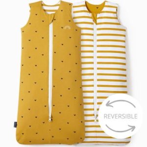 achetez Gigoteuse réversible moutarde 4 saisons TOG 1-3 (70 cm) Les petites billes au meilleur prix en promo