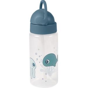 achetez Gourde à paille Sea Friends bleu (350 ml) Done by Deer au meilleur prix en promo