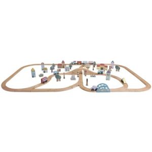 achetez Grand circuit en bois Ville (145 x 85 cm) Little Dutch au meilleur prix en promo