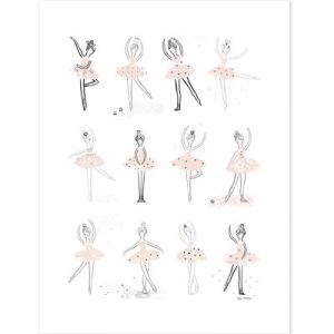 achetez Grande affiche danseuses Ballerina (60 x 80 cm) Lilipinso au meilleur prix en promo