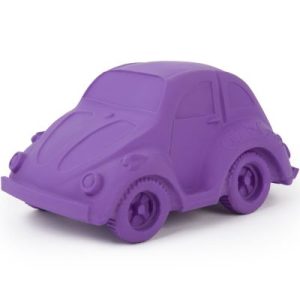 achetez Grande voiture Coccinelle latex d'hévéa violette (17 cm) Oli & Carol au meilleur prix en promo