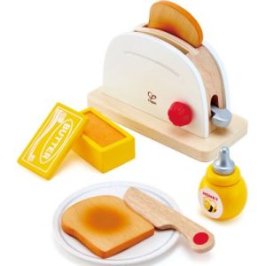 achetez Grille pain en bois et accessoires (7 pièces) Hape au meilleur prix en promo