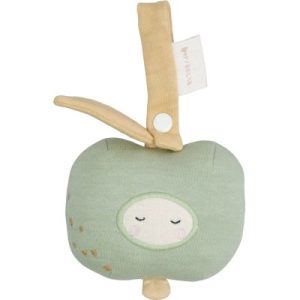 achetez Hochet à suspendre en coton bio pomme verte Fabelab au meilleur prix en promo