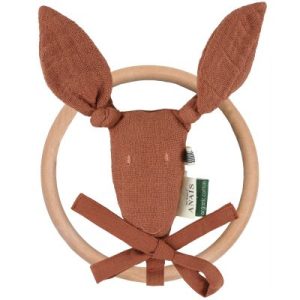 achetez Hochet anneau kangourou Bliss Rust Trixie au meilleur prix en promo