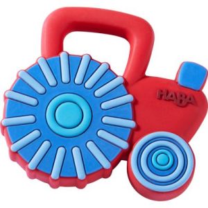 achetez Hochet de dentition en silicone Tracteur Haba au meilleur prix en promo
