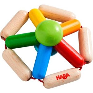 achetez Hochet en bois Roue multicolore Haba au meilleur prix en promo
