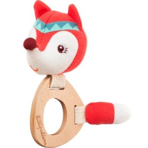 achetez Hochet en bois éco Alice la renarde Lilliputiens au meilleur prix en promo