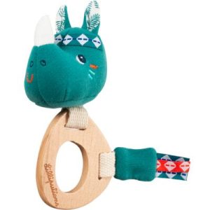 achetez Hochet en bois éco Marius le rhinocéros Lilliputiens au meilleur prix en promo