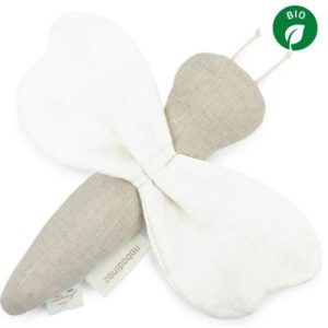 achetez Hochet libellule Lin français greige (21 cm) Nobodinoz au meilleur prix en promo