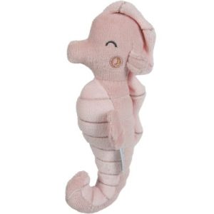 achetez Hochet peluche Hippocampe Ocean pink (17 cm) Little Dutch au meilleur prix en promo