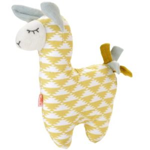 achetez Hochet peluche Lama (18 cm) Kikadu au meilleur prix en promo