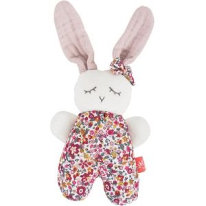 achetez Hochet peluche Lapin liberty (24 cm) Kikadu au meilleur prix en promo