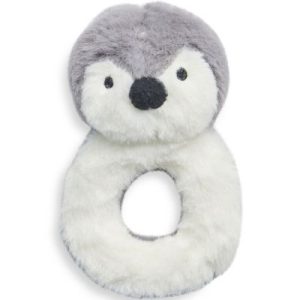 achetez Hochet peluche Pingouin storm grey gris Jollein au meilleur prix en promo