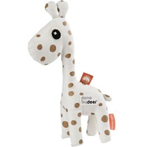 achetez Hochet peluche Raffi la girafe blanc et doré (20 cm) Done by Deer au meilleur prix en promo