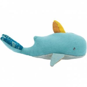achetez Hochet peluche baleine Jospéphine Le voyage d'Olga (18 cm) Moulin Roty au meilleur prix en promo