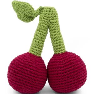 achetez Hochet peluche cerise (14 cm) MyuM au meilleur prix en promo