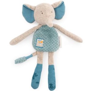 achetez Hochet peluche éléphant Sous mon baobab (28 cm) Moulin Roty au meilleur prix en promo