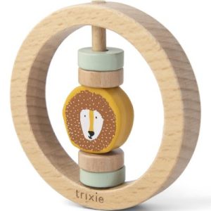achetez Hochet rond en bois Mr. Lion Trixie au meilleur prix en promo