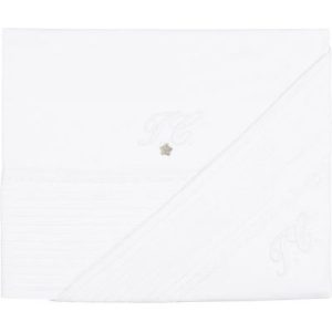 achetez Housse de couette + taie Monogramme (140 x 90 cm) Tartine et Chocolat au meilleur prix en promo