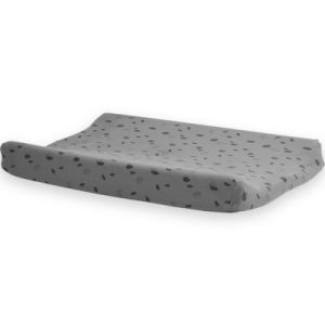 achetez Housse de matelas à langer Spot storm grey gris (50 x 70 cm) Jollein au meilleur prix en promo
