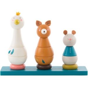 achetez Jeu à empiler Le voyage d'Olga (15 pièces) Moulin Roty au meilleur prix en promo