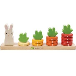 achetez Jeu de comptage carottes en bois Tender Leaf au meilleur prix en promo