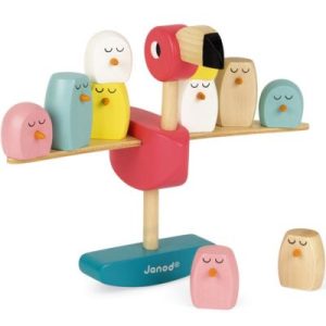 achetez Jeu d’équilibre Flamant rose Zigolos (26 cm) Janod au meilleur prix en promo