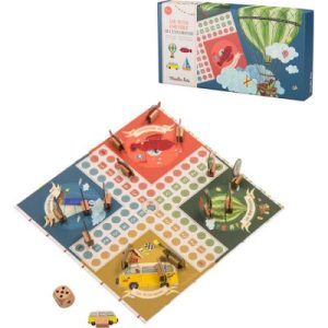 achetez Jeu des petits chevaux Le Jardin du Moulin Moulin Roty au meilleur prix en promo